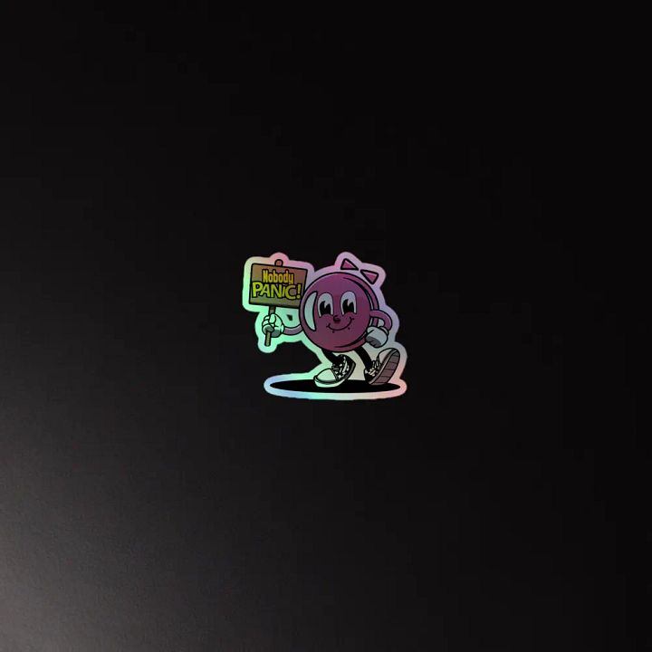 Panic Prevention Holographic Sticker product image (2)