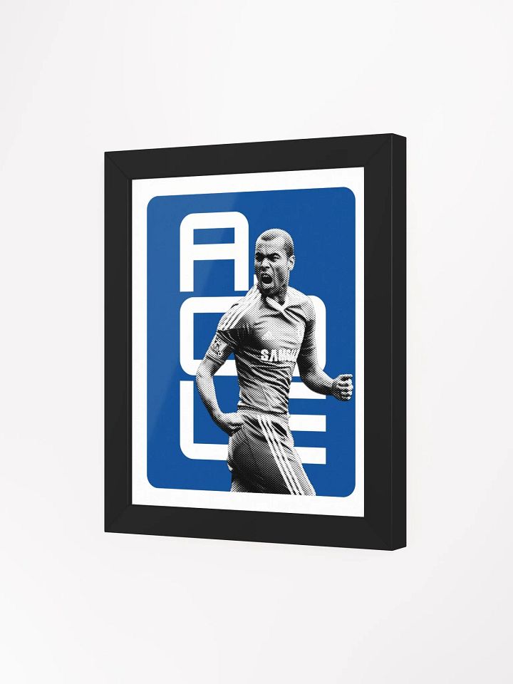 Ashley Cole BW Chelsea Name Art Framed Print product image (2)