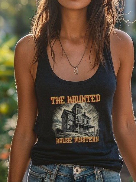 Haunted House Vintage Pulp Horror Tank Top product image (23)