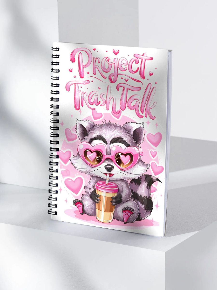 Trash Talk Raccoon Spiral Notebook product image (4)