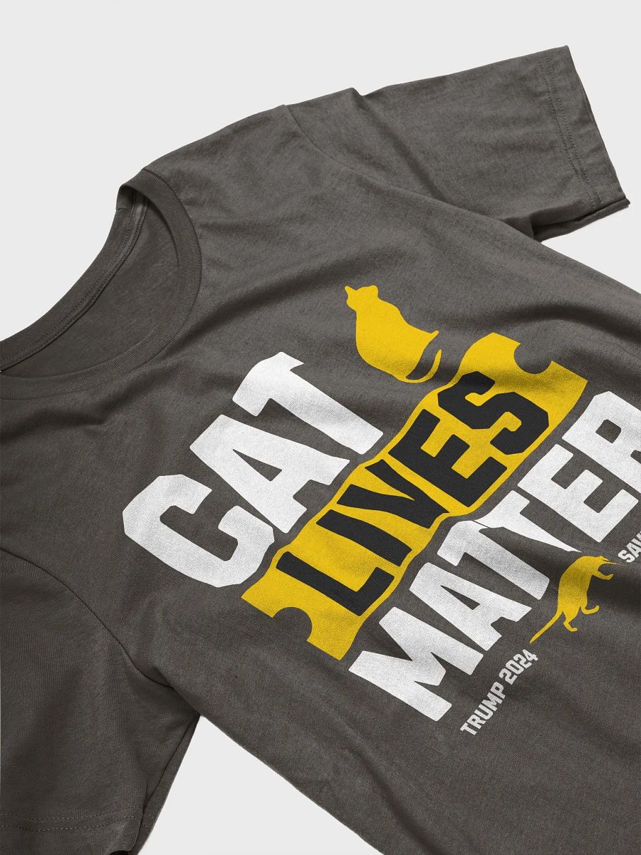 CAT LIVES MATTER-TRUMP 2024 SAVE THE CATS UNISEX T-SHIRT product image (3)