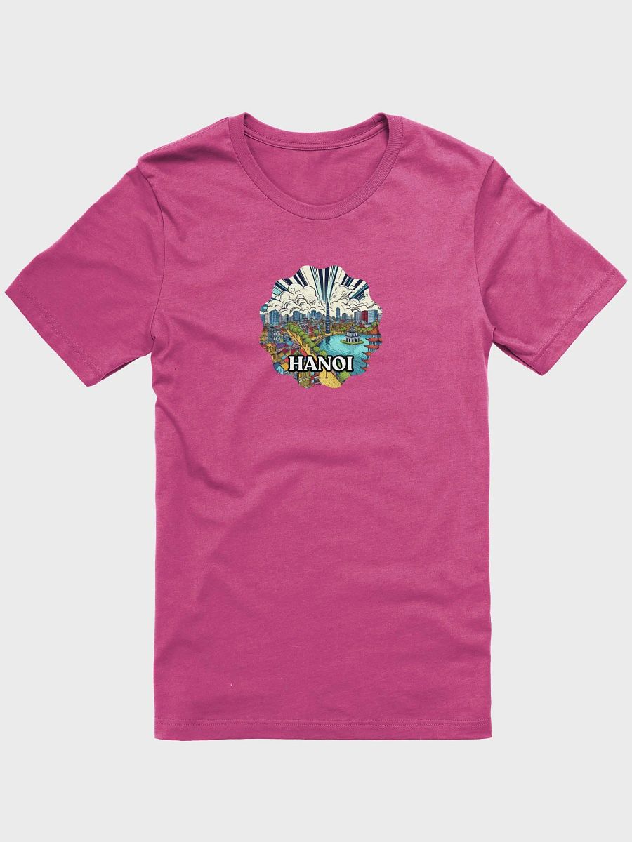 Bella+Canvas Supersoft T-Shirt | AI Design Hanoi city Vietnam product image (2)