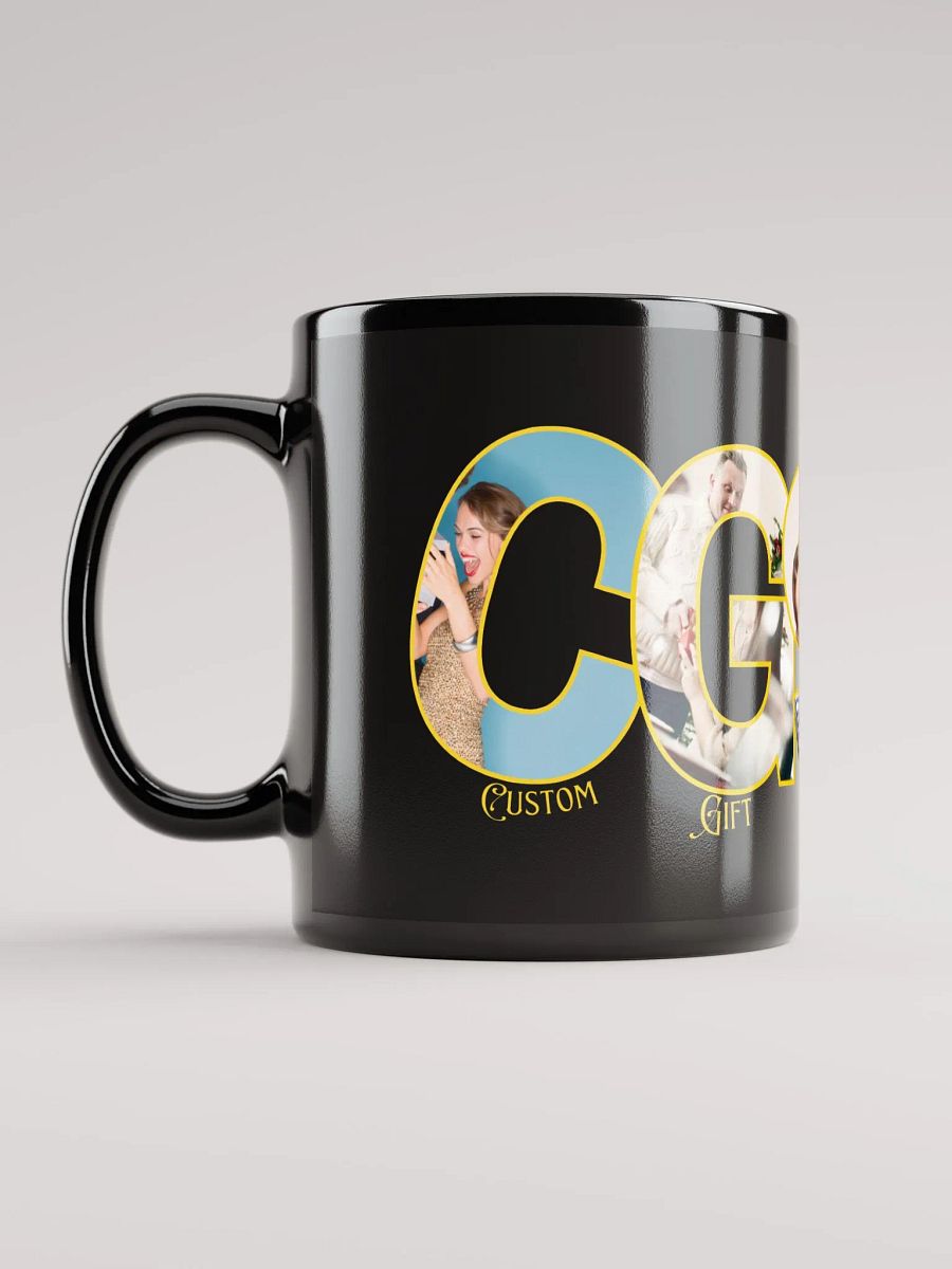 Joyful Moments Black Glossy Mug product image (12)
