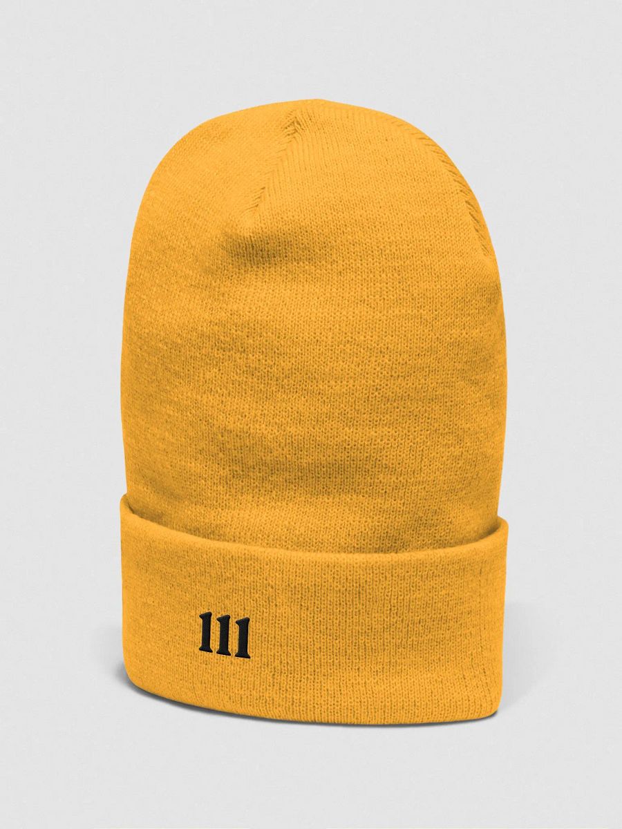 111 Angel Number Cuffed Beanie product image (5)