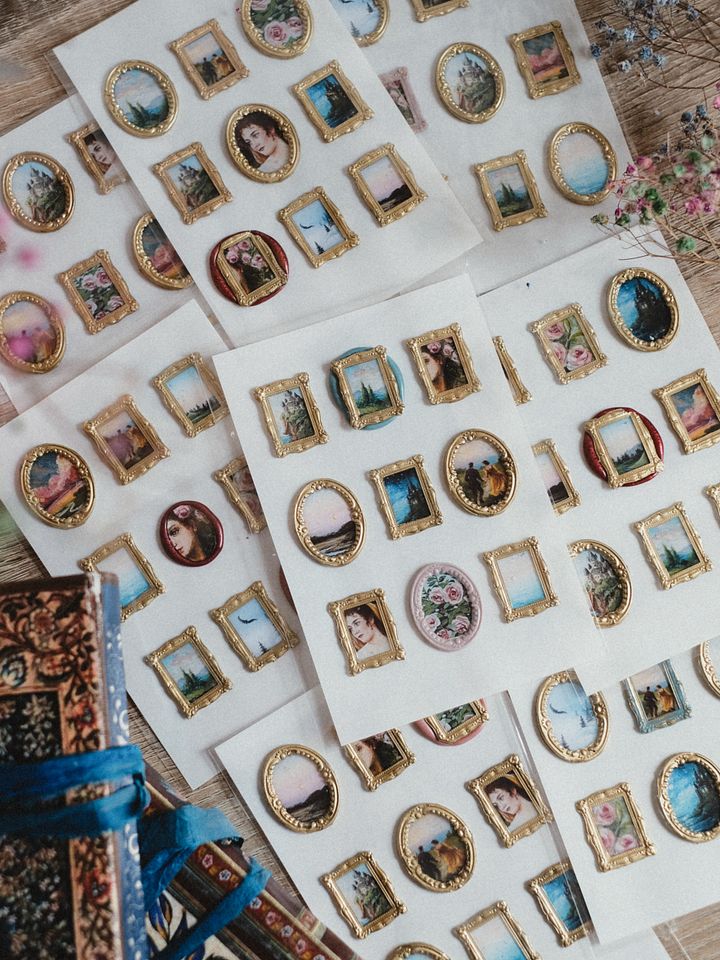 Handmade Sticker Gallery Sheet- Pack of 9 product image (2)