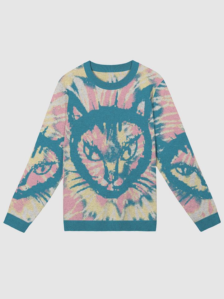 NecroCat Tie Dye Sweater product image (5)
