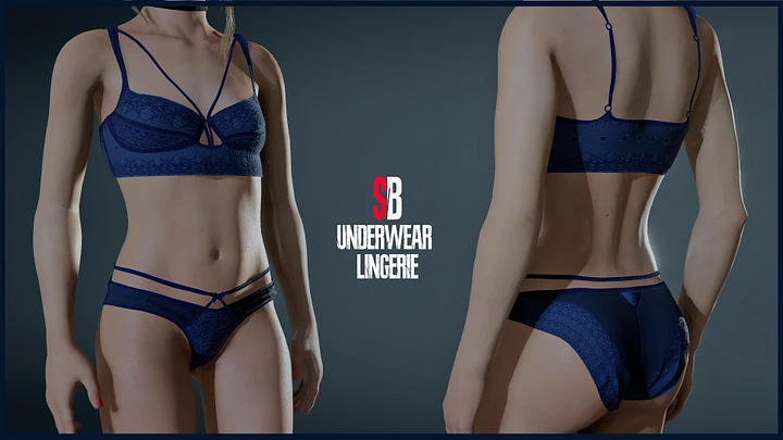 Resident Evil 2 Remake: SB Underwear Lingerie Mod product image (1)