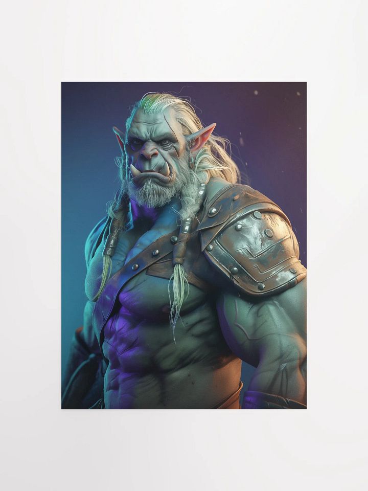 Orc Warrior Poster product image (1)