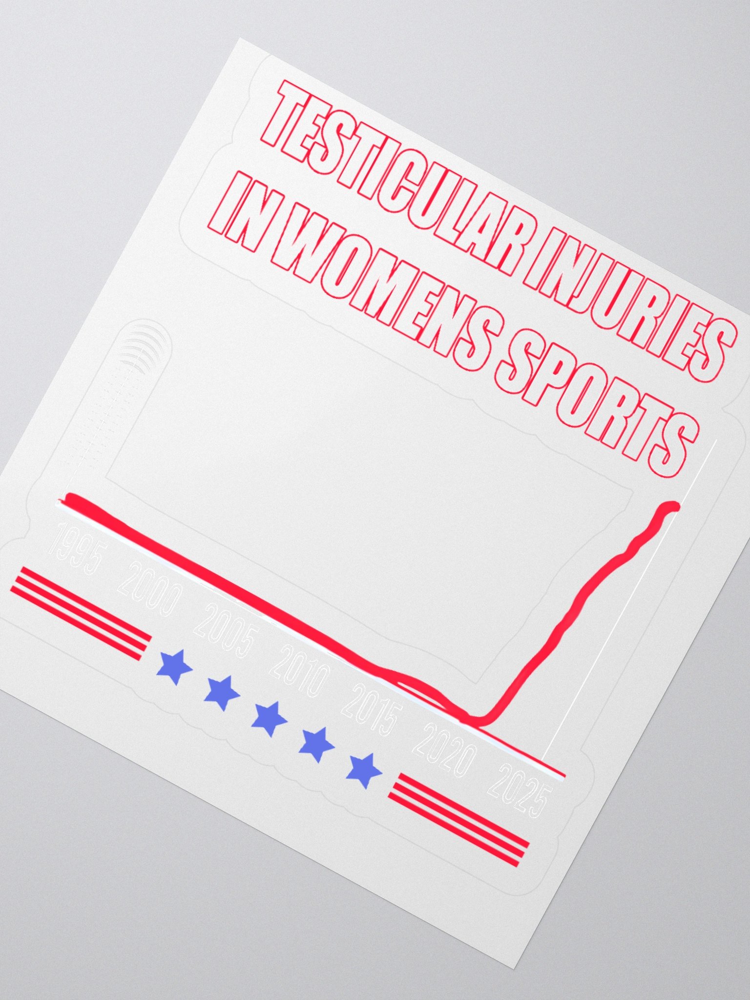 Testicular Injuries In Women Sports Sticker product image (2)