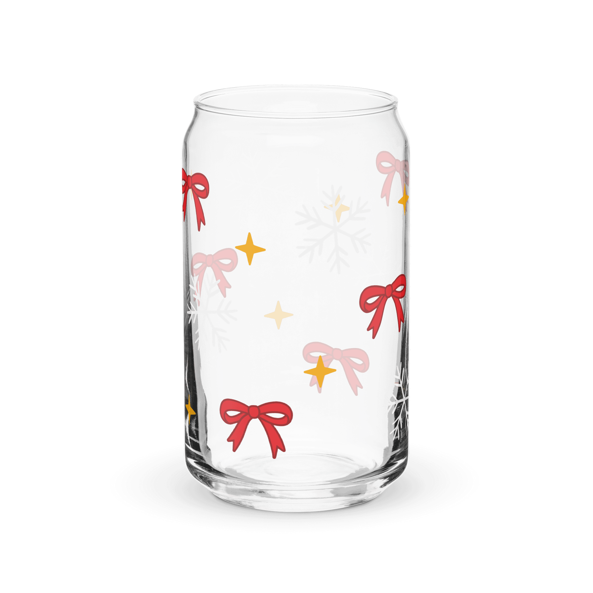 snowflakes glass cup product image (3)