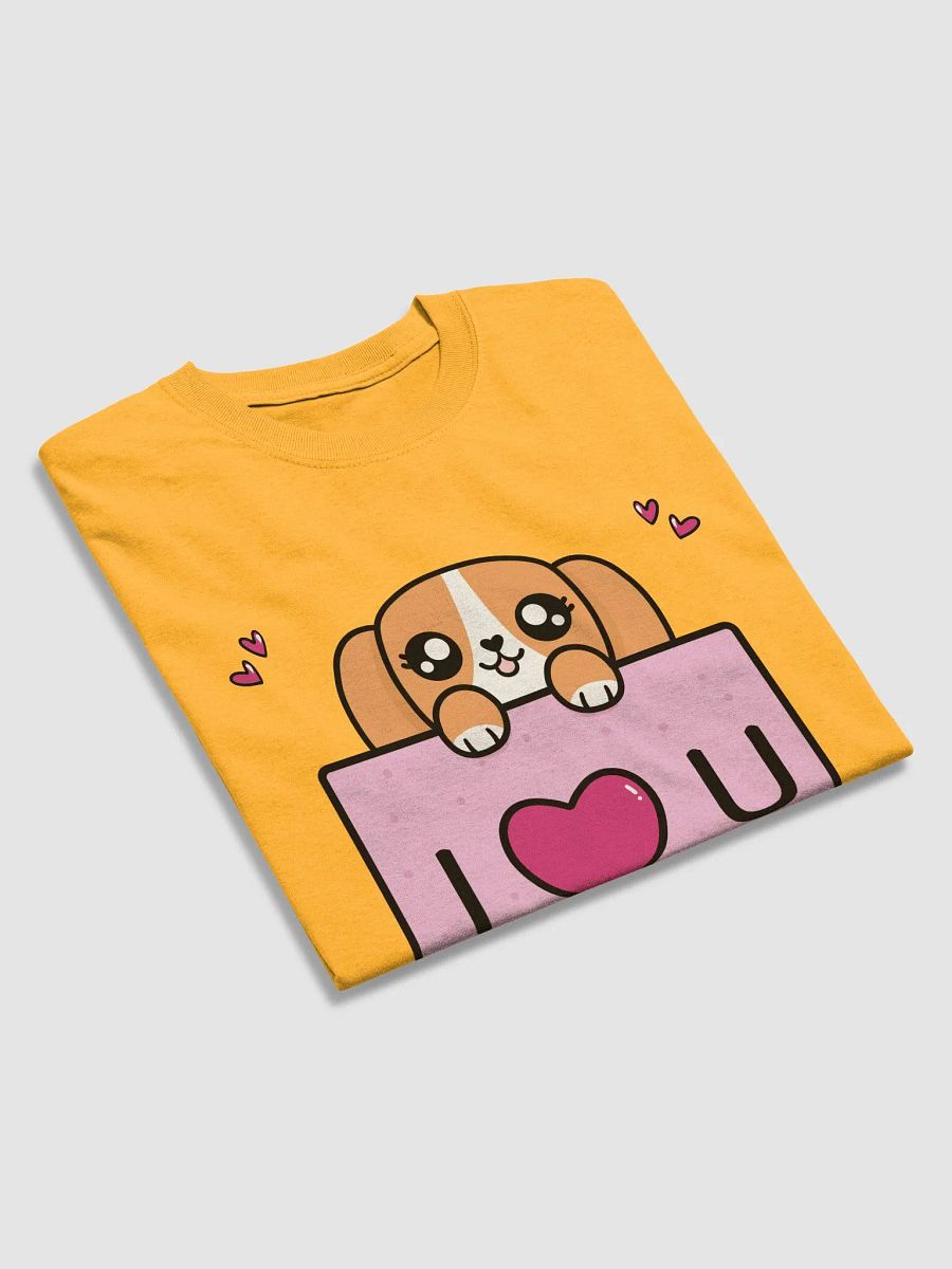 Adorable Love Dog Cartoon T-Shirt product image (11)