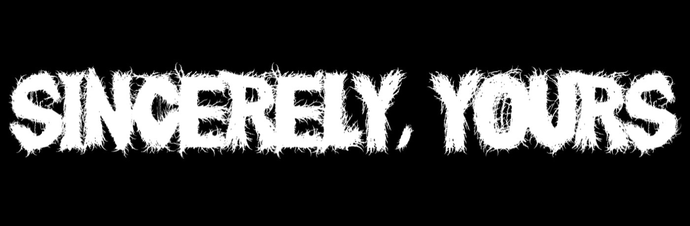 PRE-ORDER Sincerely, Yours Metal Font Patch product image (1)
