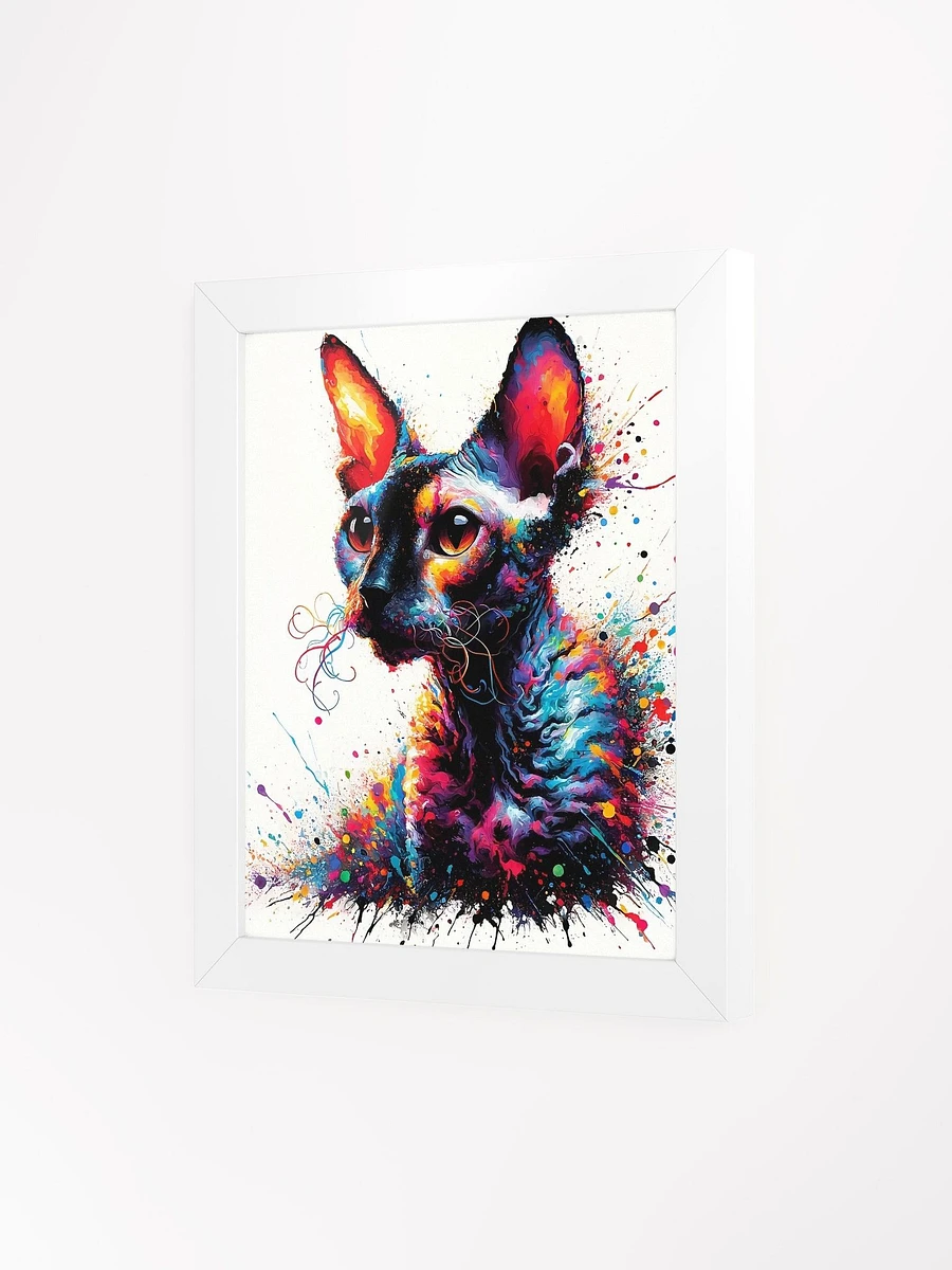 Framed High-Quality Matte Poster (in): Cornish Rex 2 product image (51)