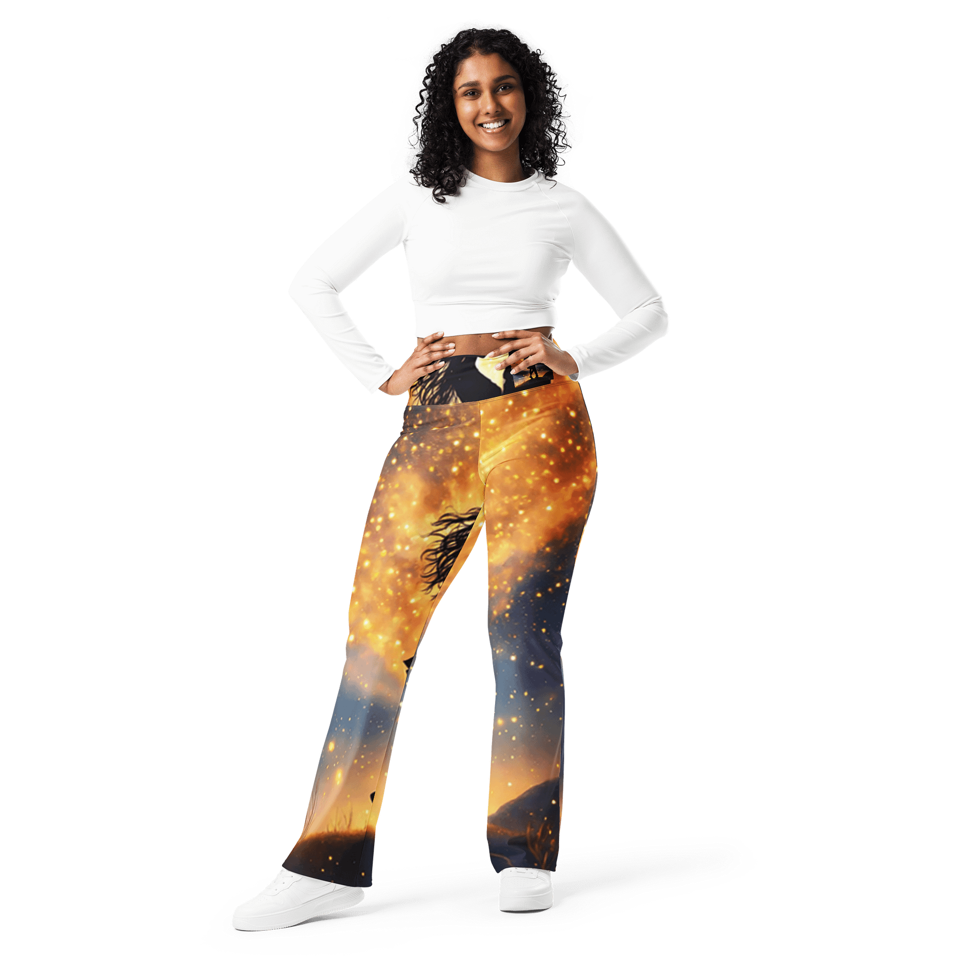 'You Need To Find Some New' Flare Leggings product image (10)