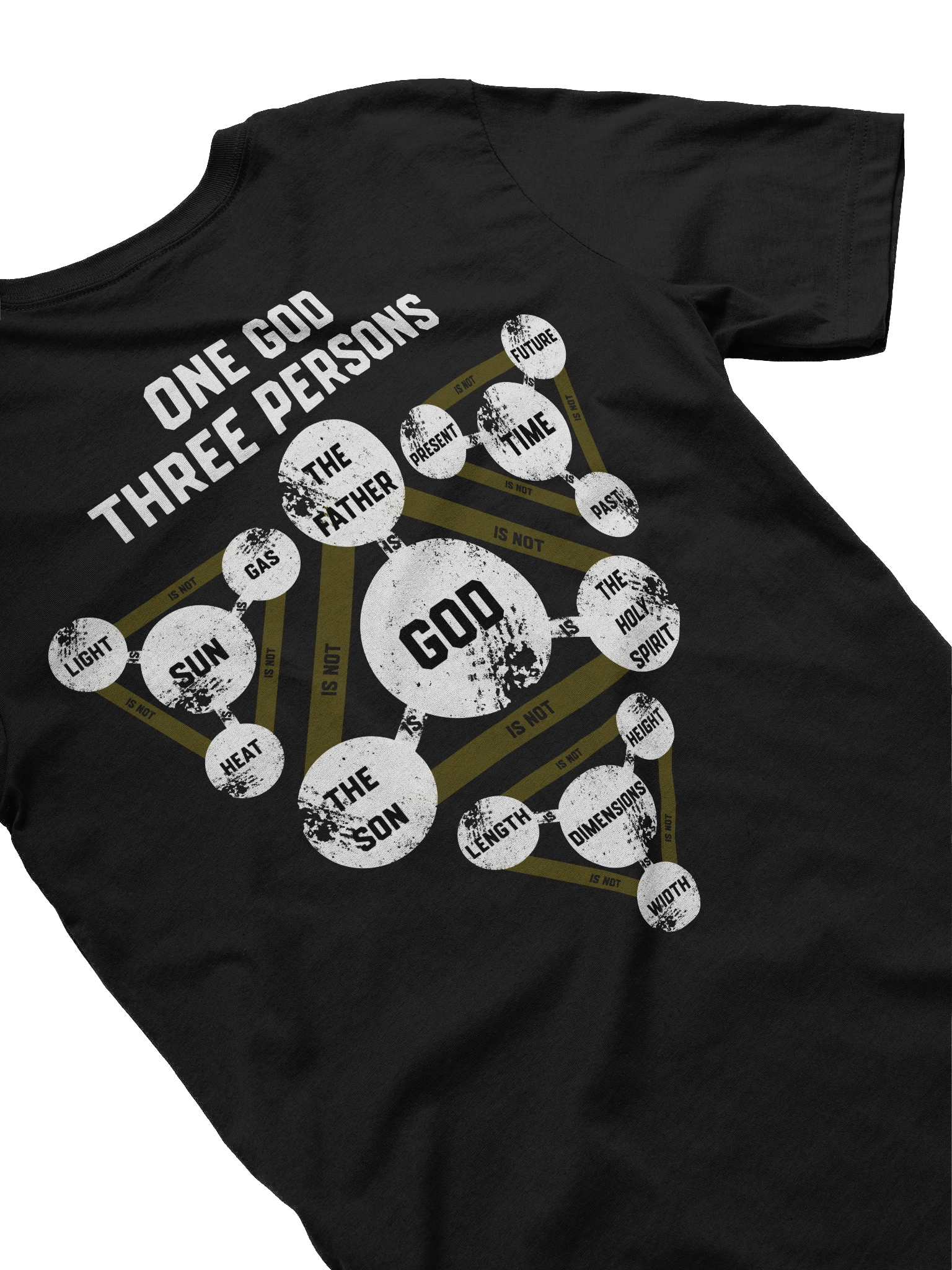 YHWH - 1 God 3 Persons Slim Fit T Shirt product image (3)