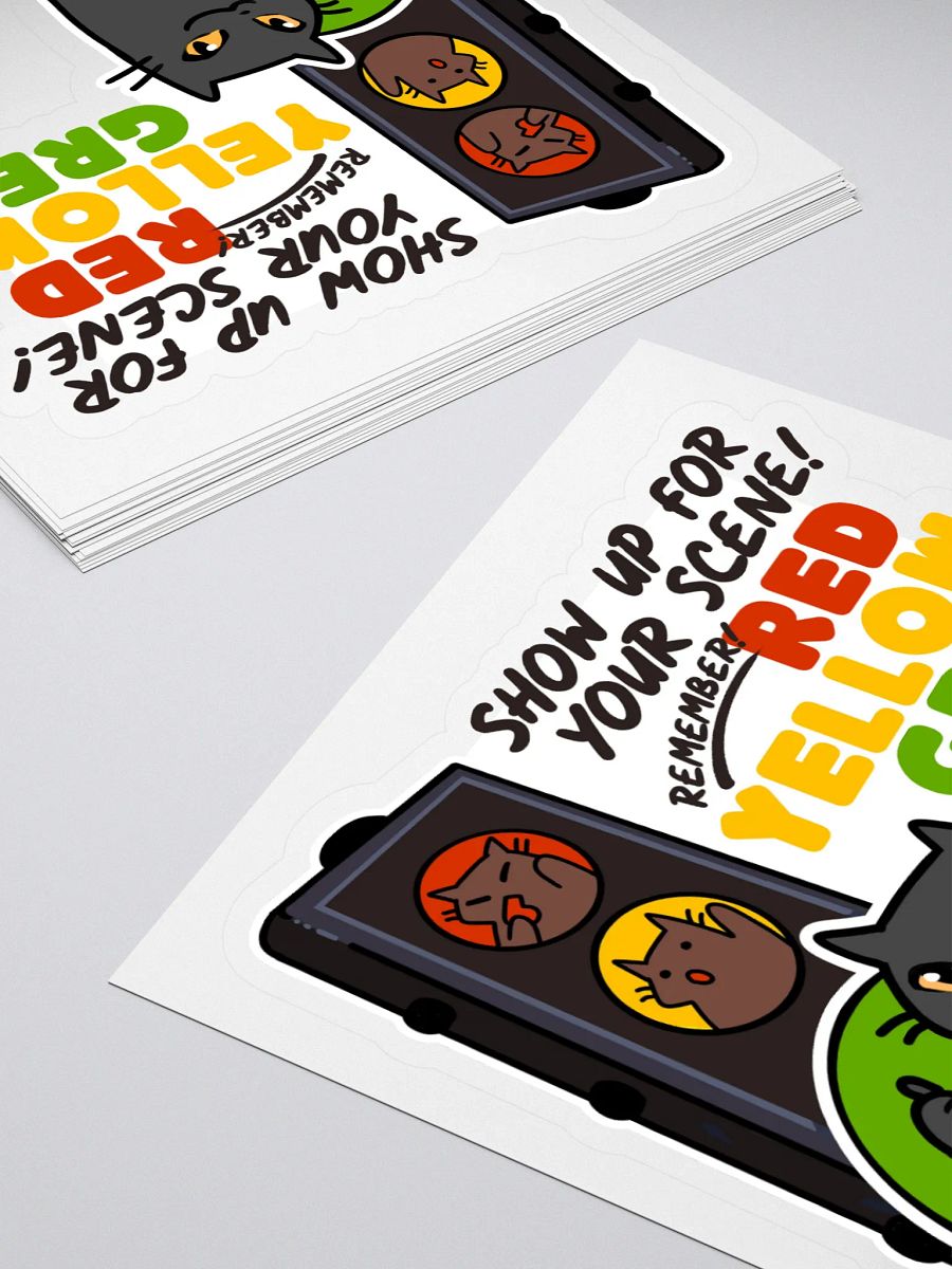 Red Yellow Green Sticker product image (4)