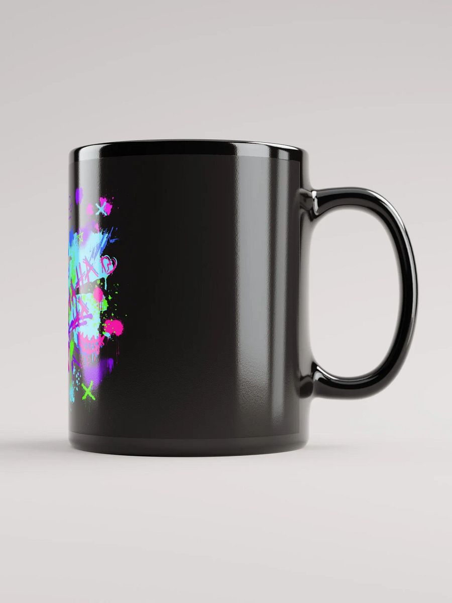 graffitti black glossy mug product image (3)