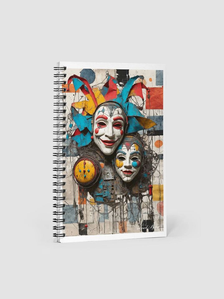 Masked Splendor Spiral Notebook product image (1)