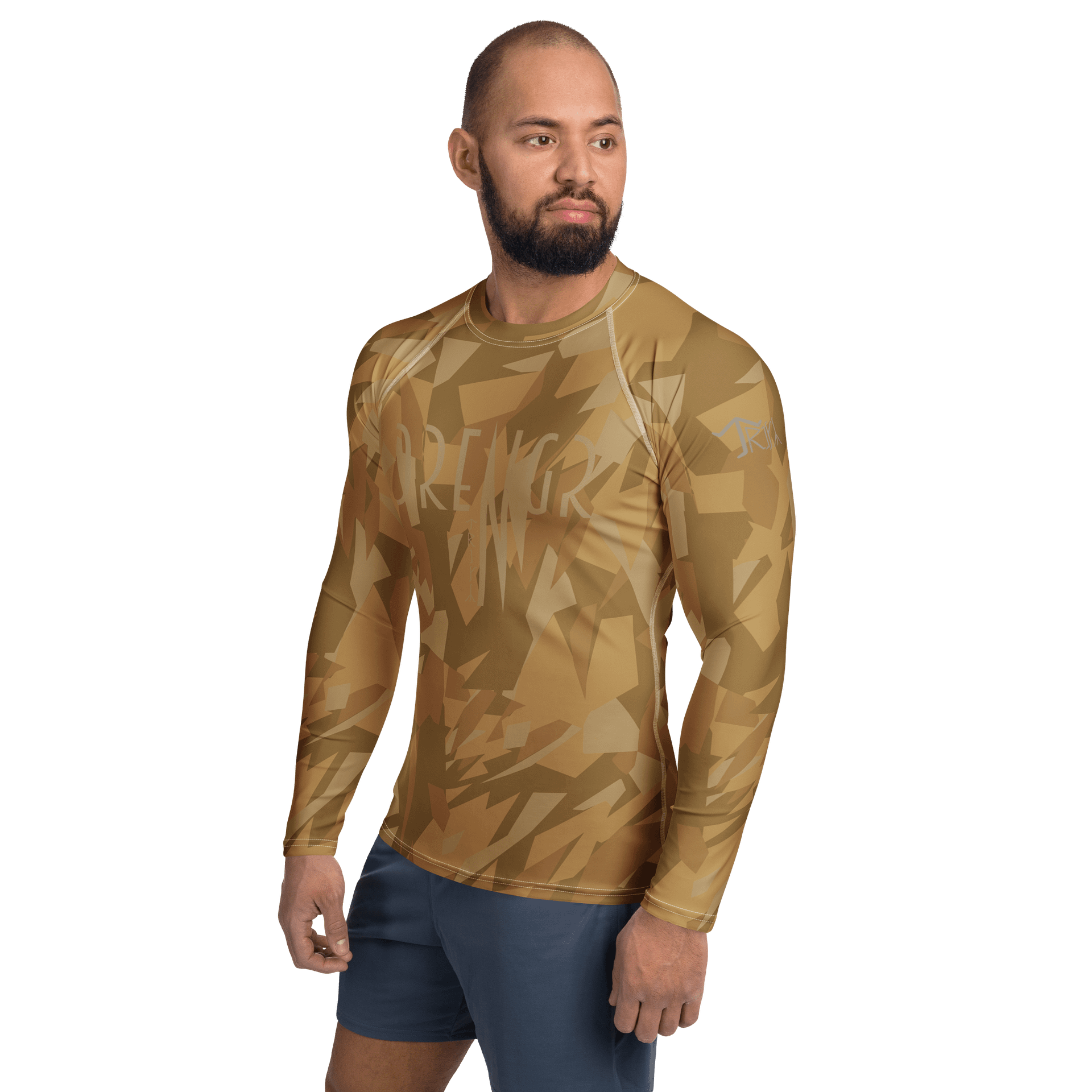 DRENGR Full-M90 Tan Long Rash Guard product image (3)
