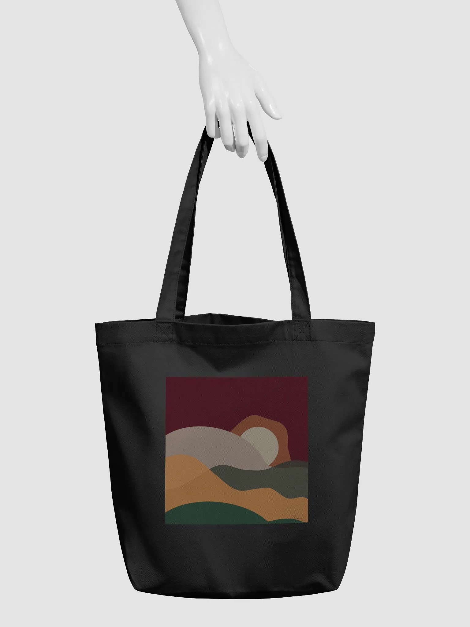 "Fall Hills" Eco Tote Bag product image (5)