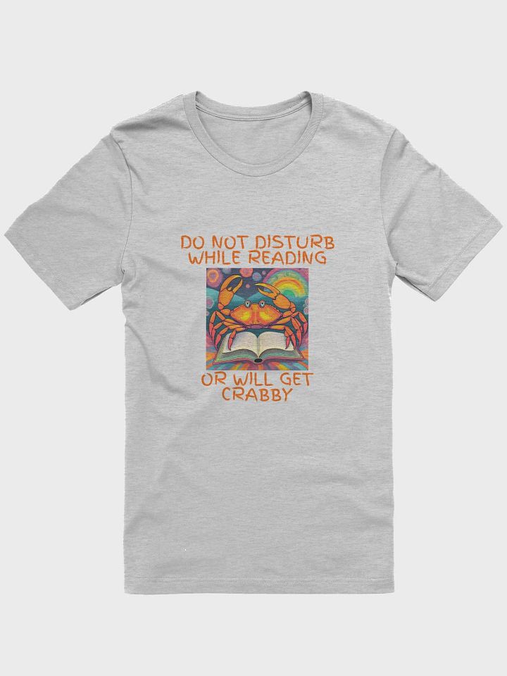 Do Not Disturb While Reading Crab T-shirt product image (6)