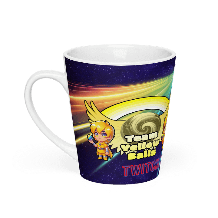 Team Yellow Balls Latte Mug product image (1)