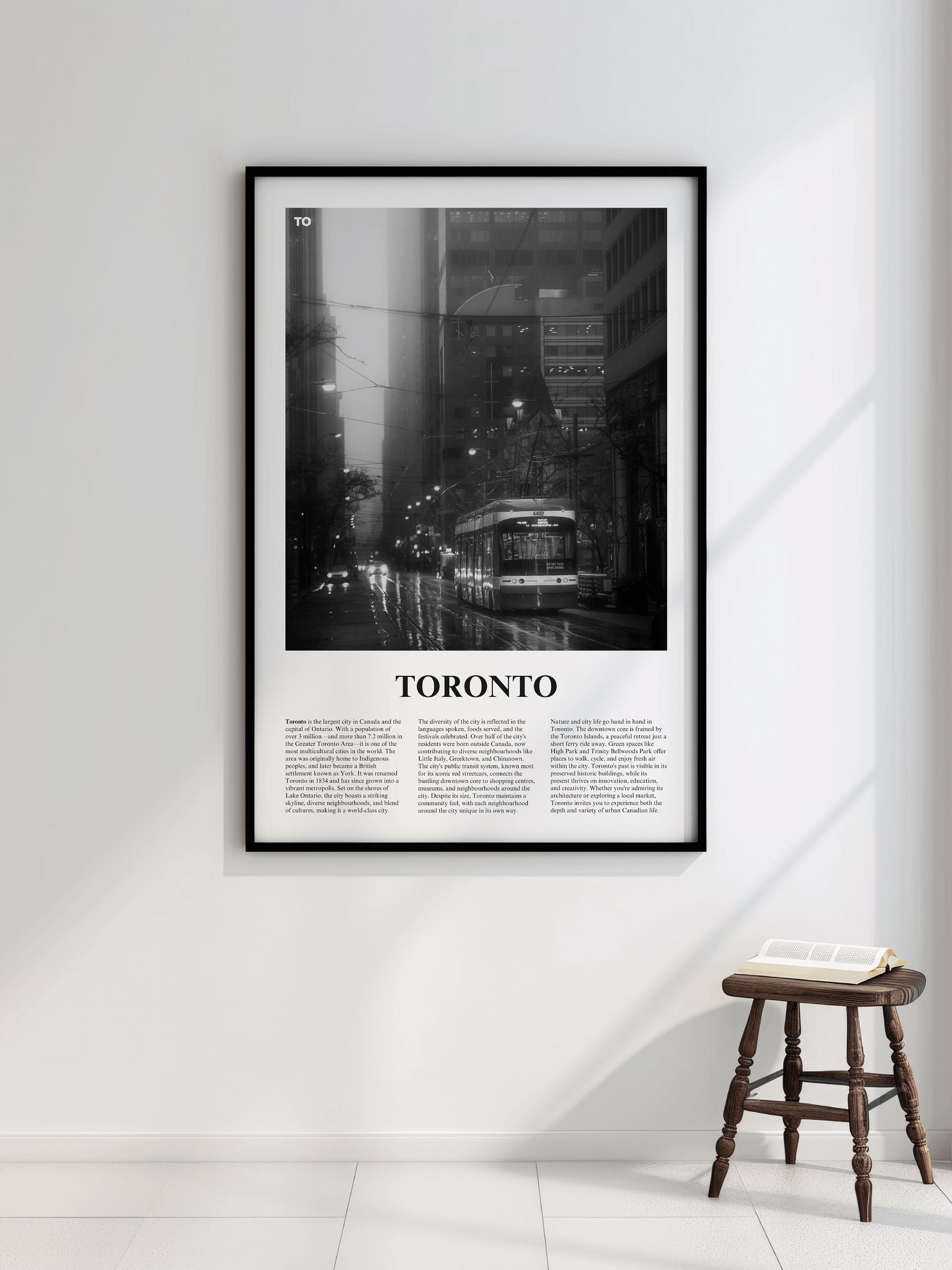Toronto 06 Newspaper Poster | Framed product image (2)