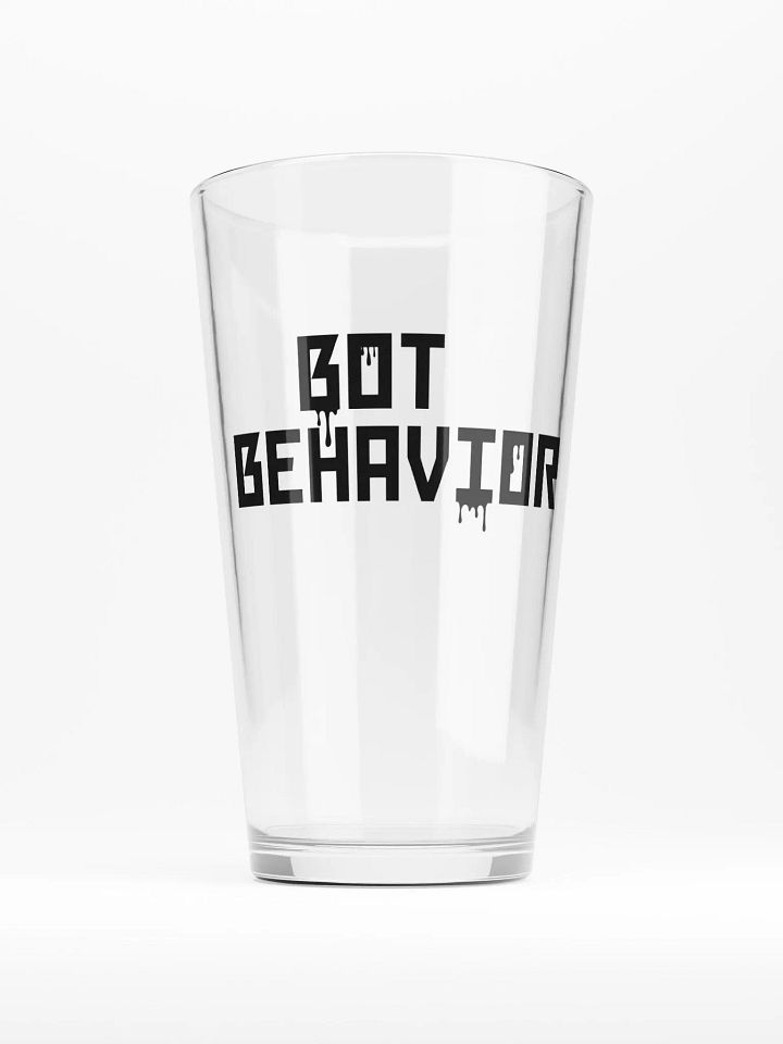 Bot Behavior Pint Glass product image (1)