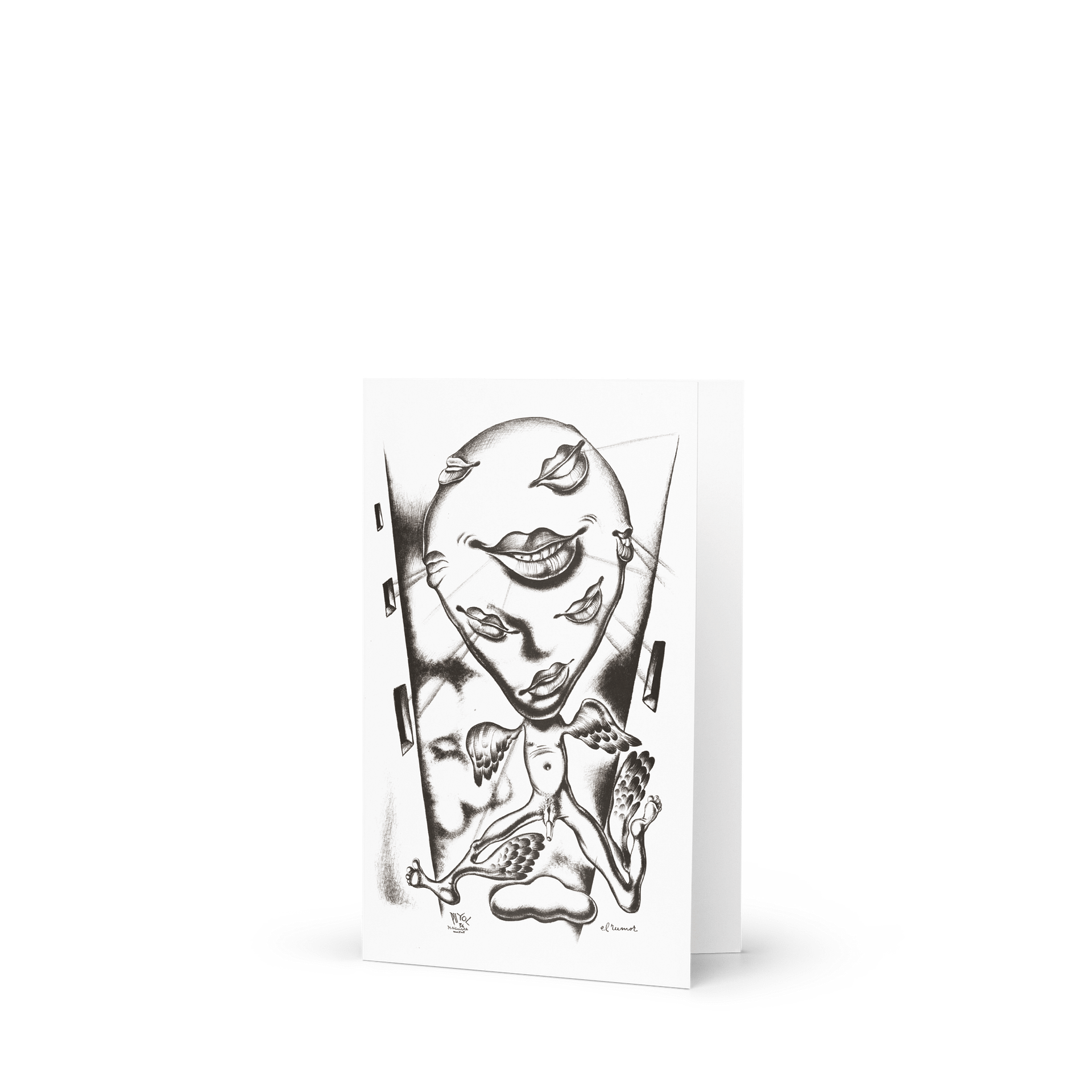 The Rumor Blank Greeting Card product image (1)