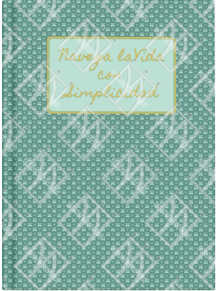 New ProductNavega la Vida con Simplicidad Agenda Sin Fecha Impresa - (Spanish Edition) product image (1)