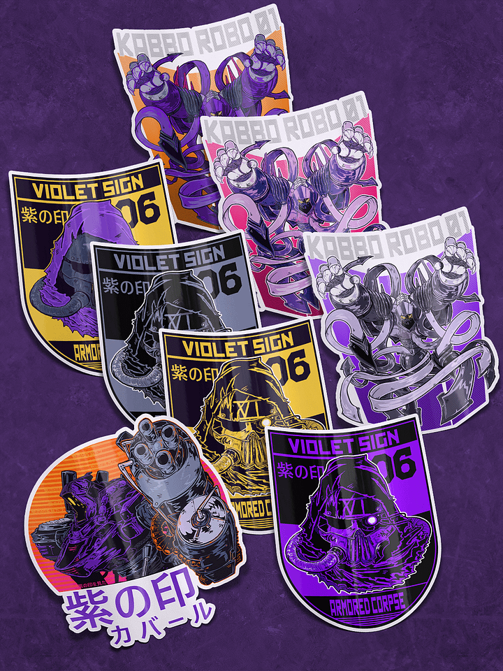 KABHAAL MECH DROP STICKER PACK (PRE-ORDER) product image (1)