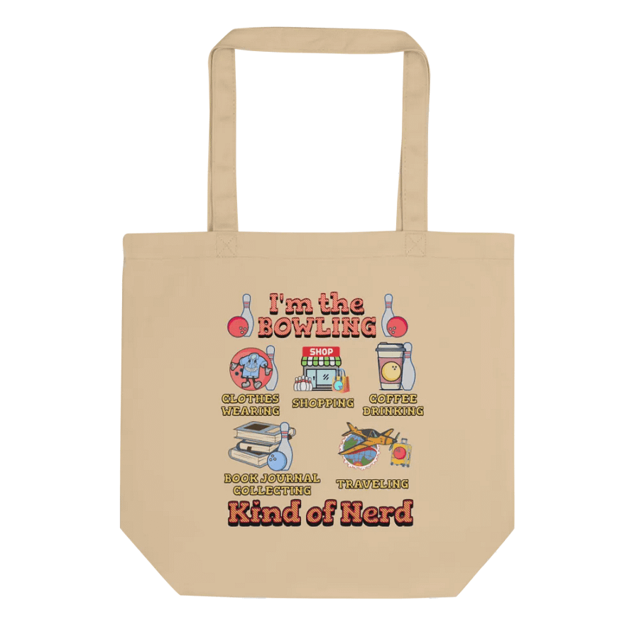Im The Bowling Kind Of Nerd Eco Tote Bag product image (1)