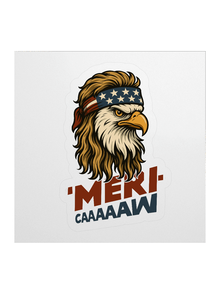 MeriCaw 4th of July Bald Eagle with Mullet product image (2)