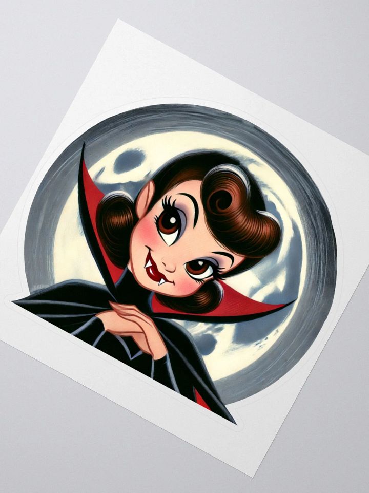Cutesy Vampire Kiss Cut Stickers product image (6)