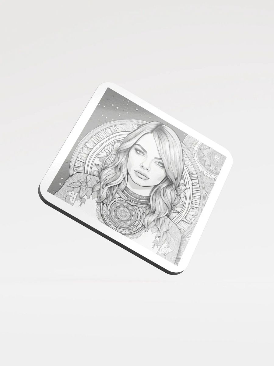 Mandala Muse Glossed Cork Coaster product image (1)