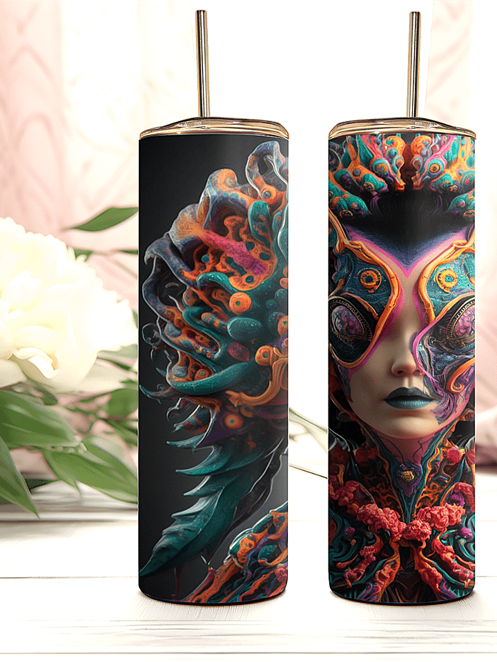 Fantasy Coral Stainless Steel Tumbler product image (1)