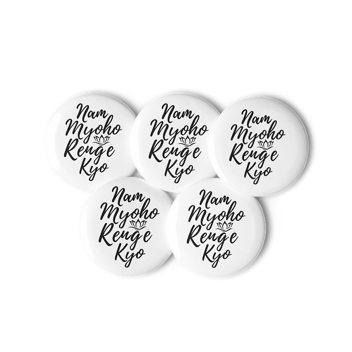 Nam Myoho Renge Kyo Button Set product image (3)