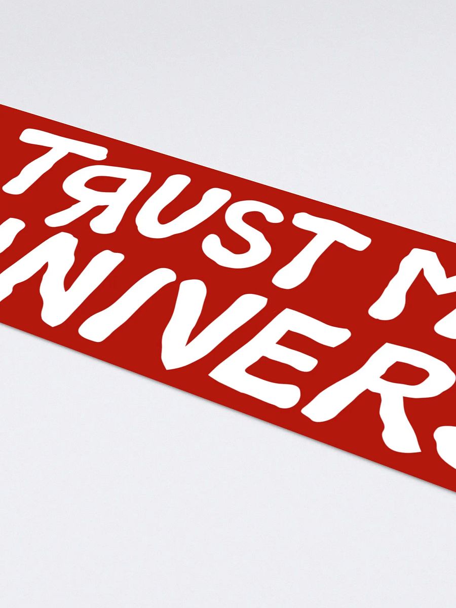 Trust Me Bro University bumper sticker product image (4)