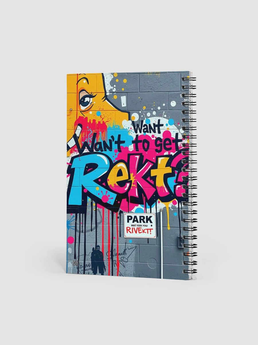 Rekt Street Art Spiral Notebook product image (4)