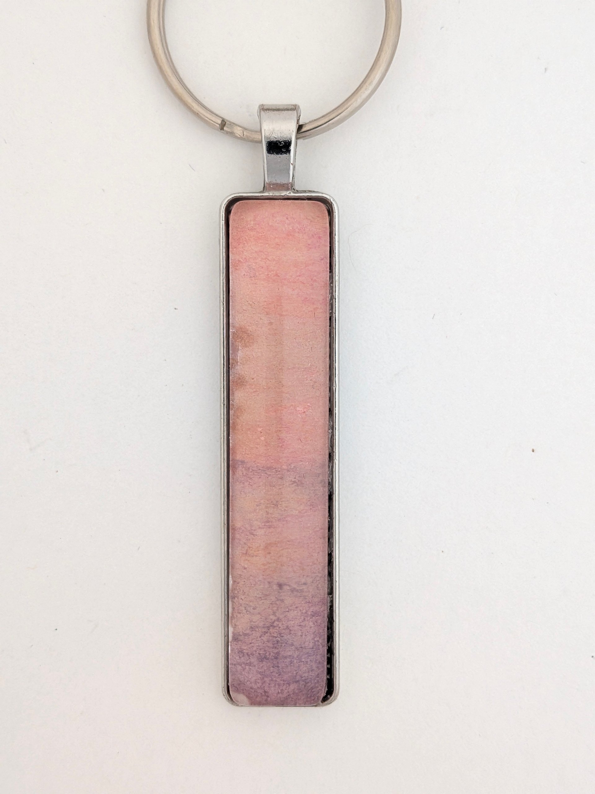 Sunset small rectangle art pendant product image (1)