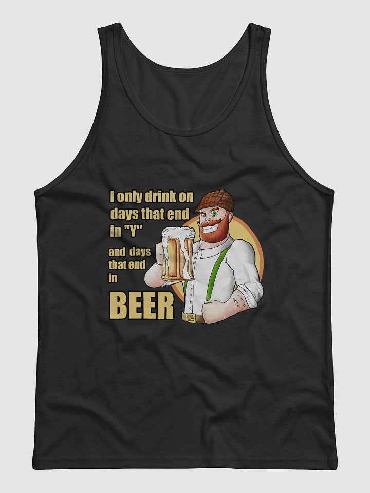 Beer Lad 1 tank top front product image (1)