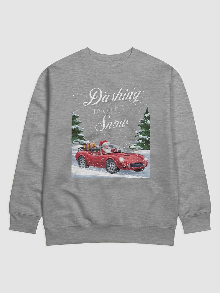 Dashing Through The Snow - Santa In A Red Convertible Sweatshirt product image (2)