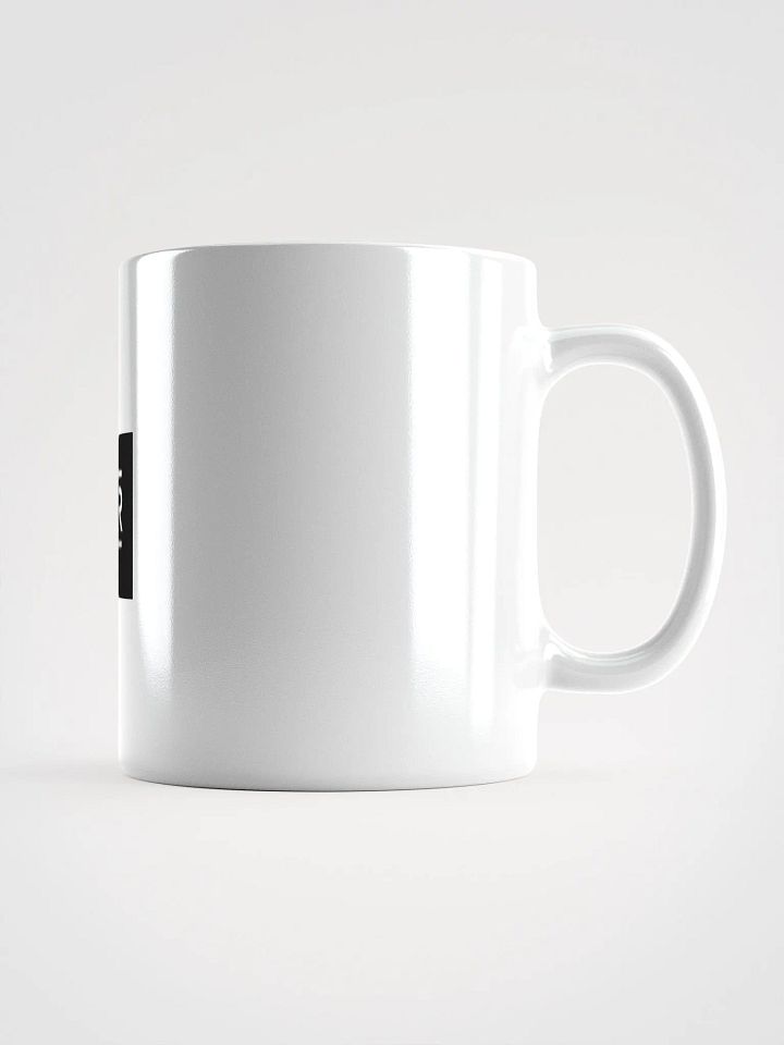 Sleek W & R Logo White Glossy Mug product image (2)