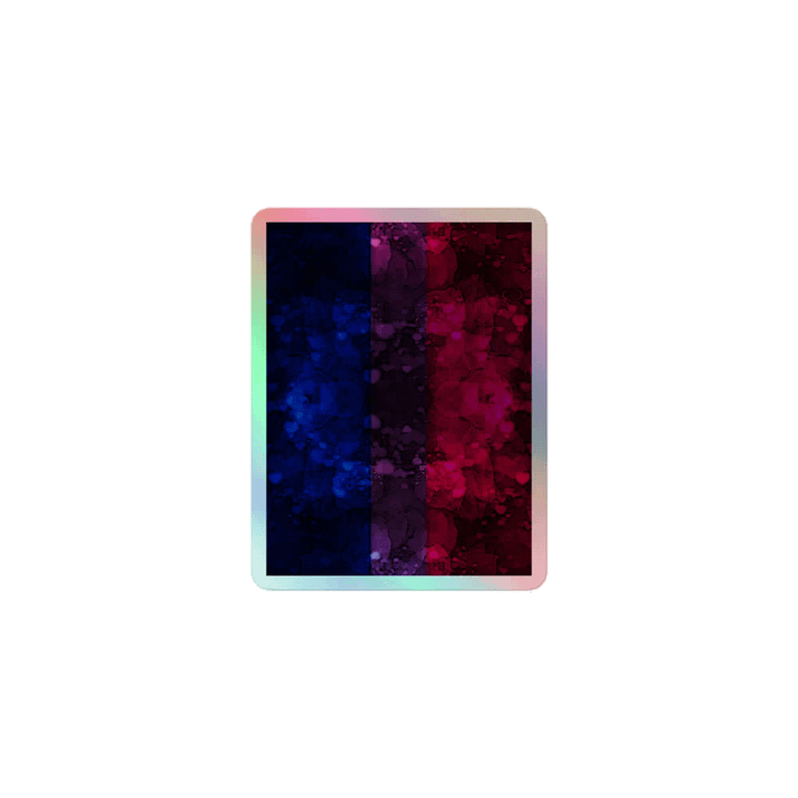 Bisexual Pride Flag Sticker (Textured Variation) product image (1)