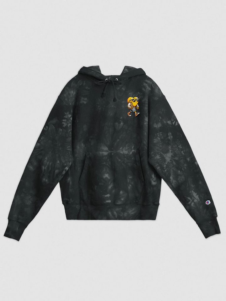 A YELLOW HEART / CHAMPION TIE-DYE HOODIE product image (2)