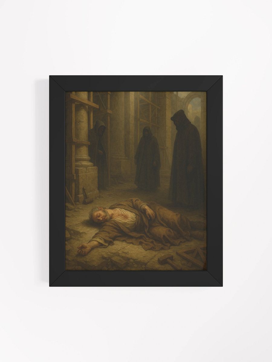 The Master’s Tragedy – Framed Matte Print product image (4)