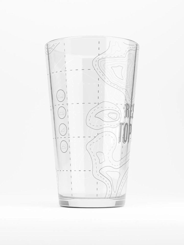 Respect the Topography - Beer Glass product image (2)