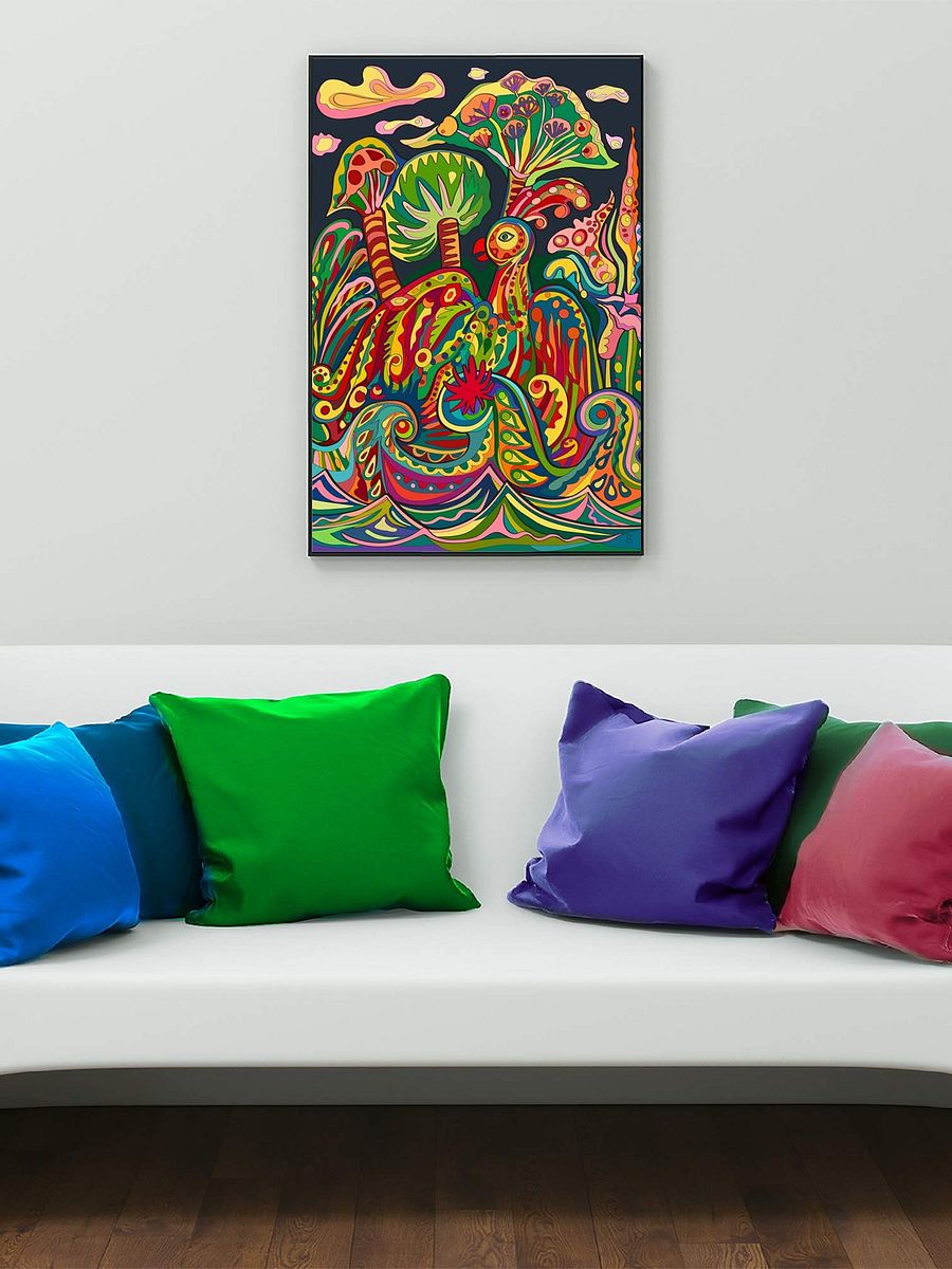 Vibrant Matte Paper Poster - Loro Park Bird product image (6)