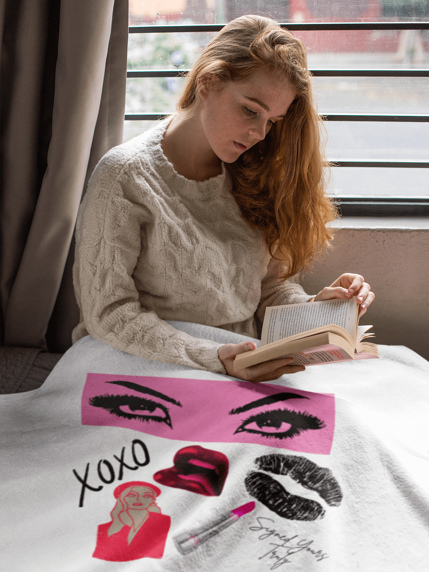 "XOXO" Collage Throw Blanket product image (2)