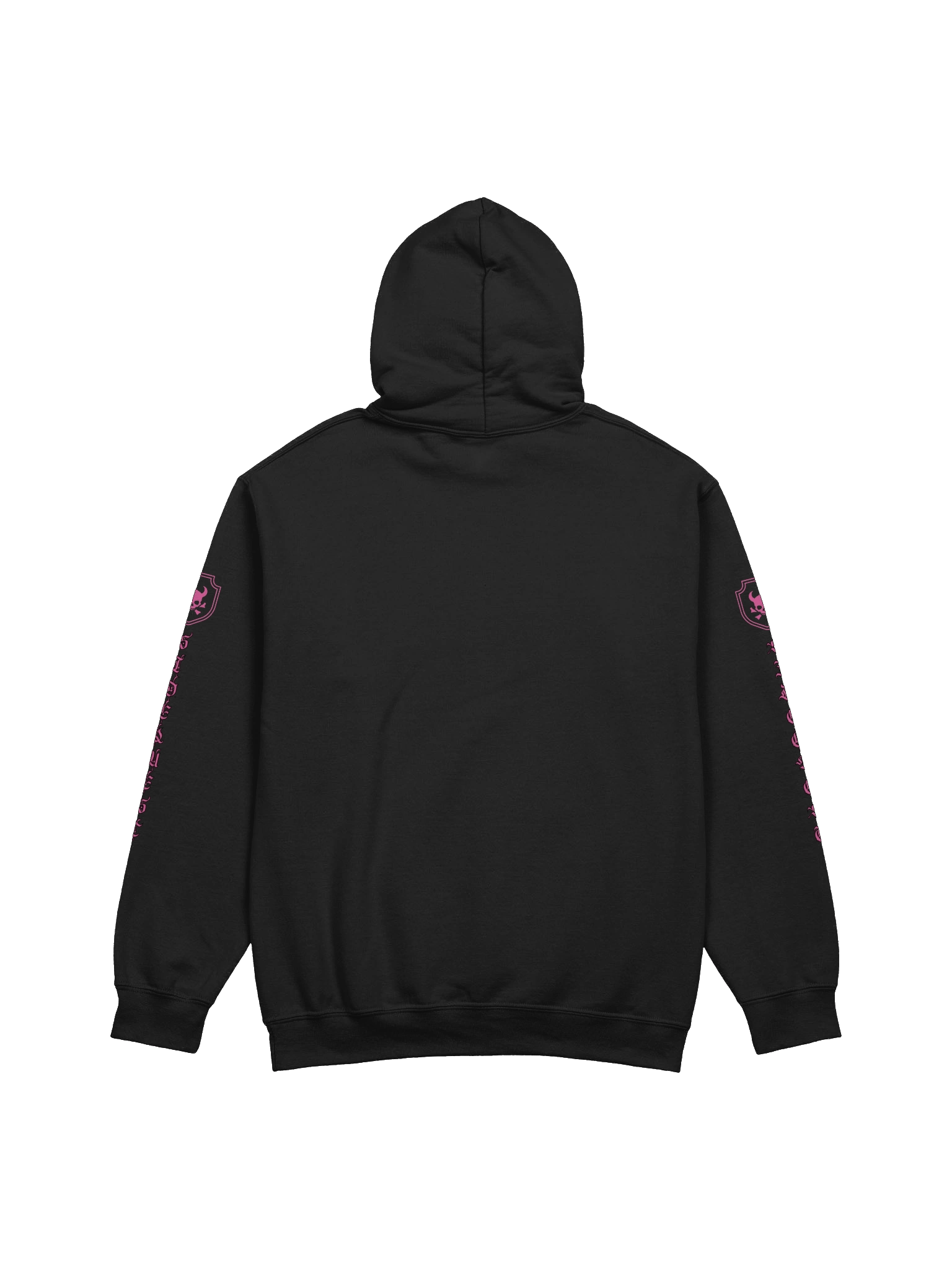Beefcake Hoodie (Death Metal Font - Pink) product image (2)